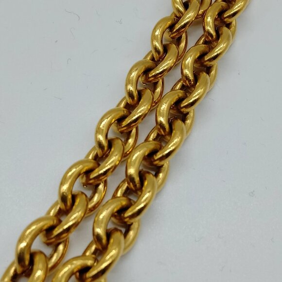 CHANEL Vintage Gold Chain Necklace with Iconic Pendant mon-697-09012025 - Picture 9 of 9